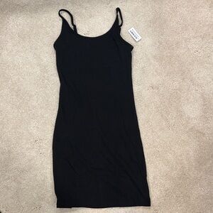 Old Navy Black Ribbed Dress